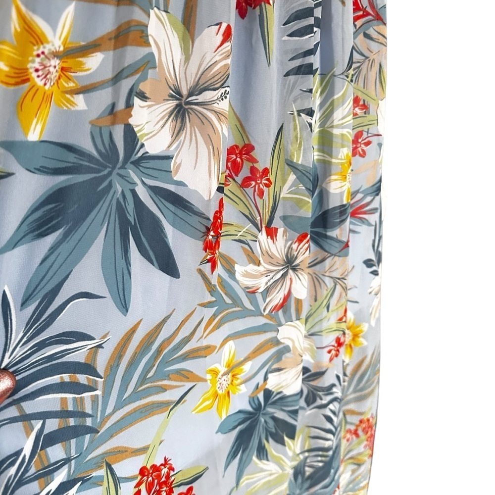 5 for $40 SALE!
EnFocus Studio tropical print, v neck, sheer dress 1/3 lined 12 - Picture 5 of 9